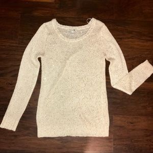 Sequined party sweater